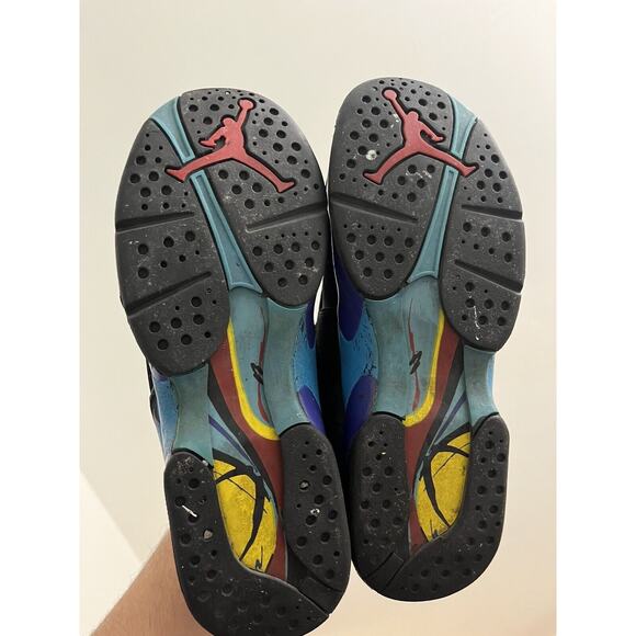 Nike Air Jordan Retro 8 VIII Aqua Sz 4.5Y Women’s Sz 6 305381-041 Released 2007 - Picture 16 of 16